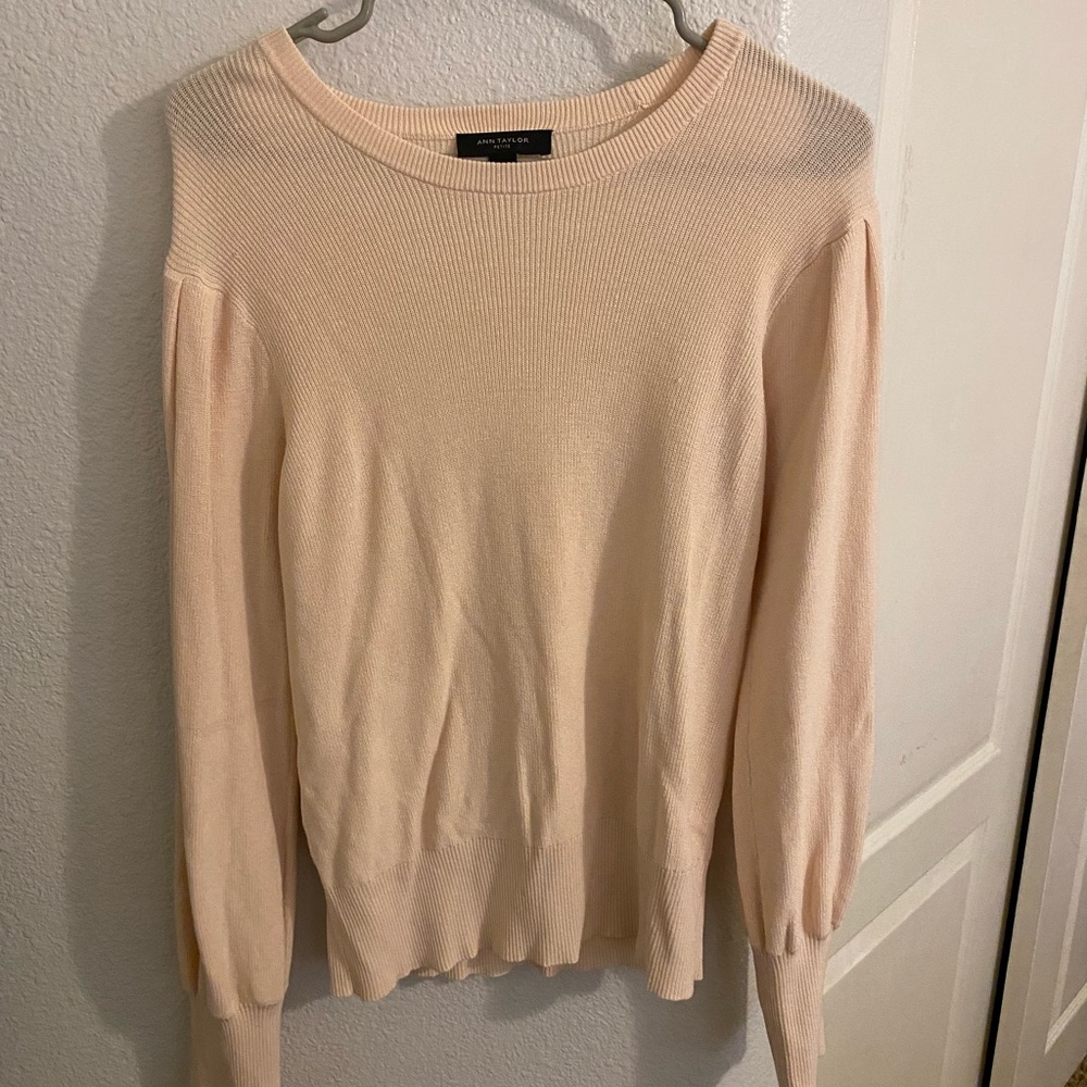 Cream sweater for sale!